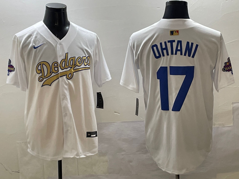 Men's Los Angeles Dodgers Shohei Ohtani White Alternate Jersey